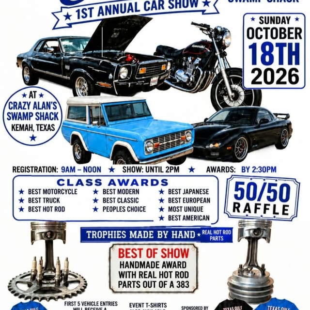 TEXAS GULF COAST CLASSIC CARSHOW