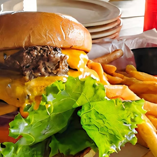 Double Meat Burger.