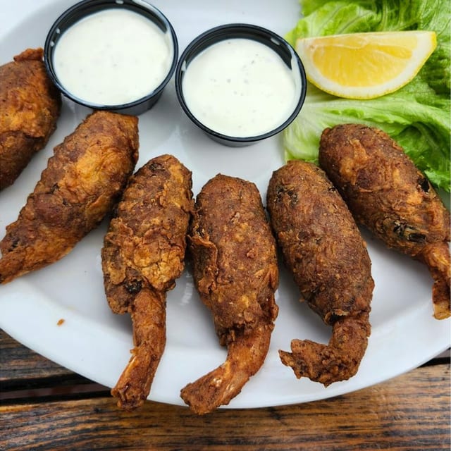 Boudin Stuffed Shrimp.