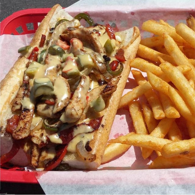 Philly Cheese Sandwich.