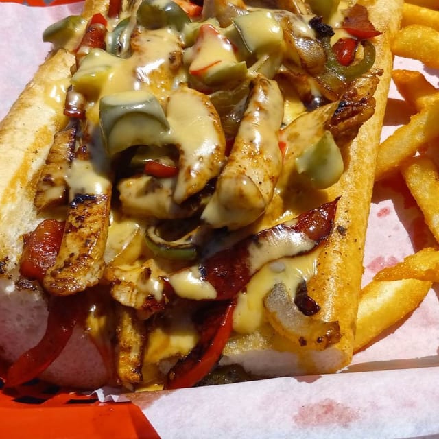 Chicken Philly Sandwich.
