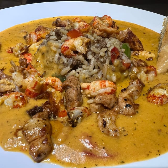Swamp Cajun Etouffee.