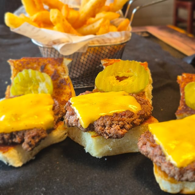 Mini Smash Burger.