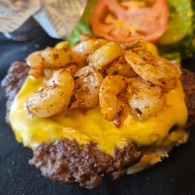 Surf & Turf Smash Burger.