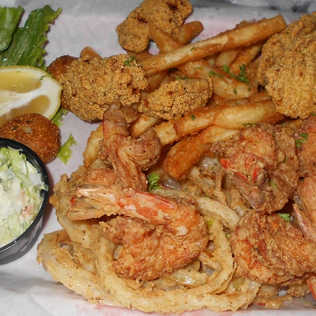 Fried Oysters & Shrimp.