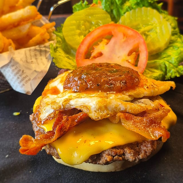 Brunch Smash Burger.