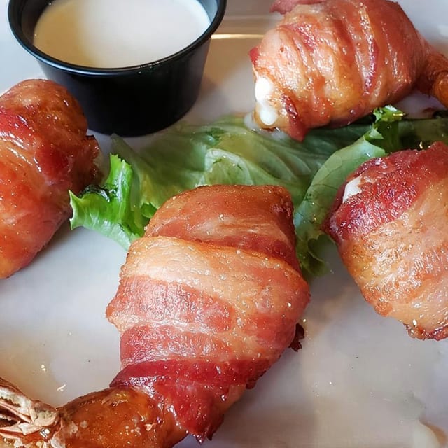 Shrimp Brochette.