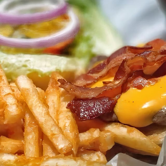 Swamp Hog Burger.